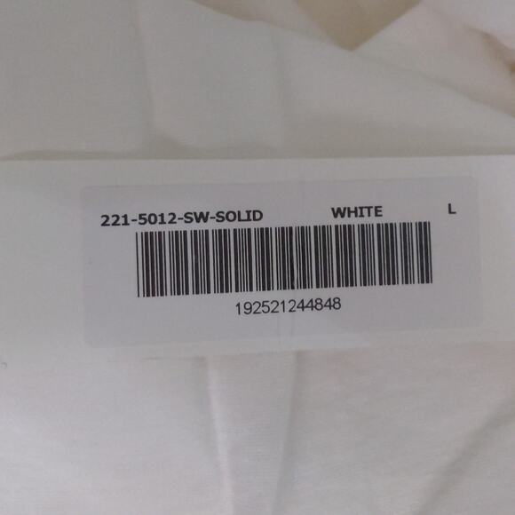 Jonathan Simkhai Swim Serenity Wide Leg Jumpsuit Open Back Pockets White L New - Picture 13 of 14